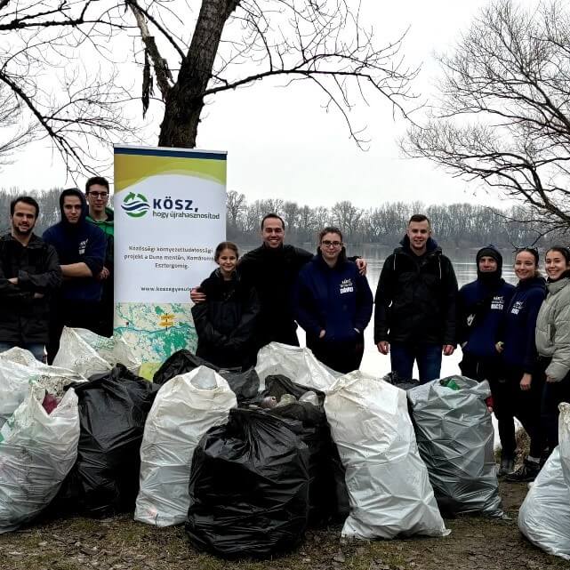 I. szemétszedésünk a "KÖSZ, hogy újrahasznositod" keretében