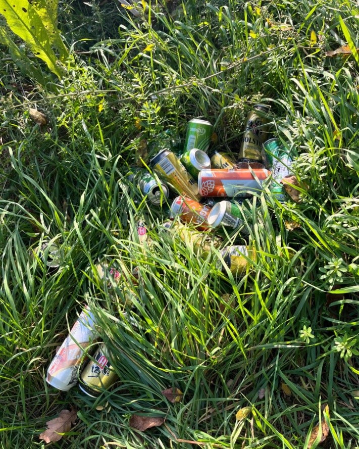 A héten lakossági bejelentést kaptunk, hogy az OIL benzinkút környékén sok szemét halmozódott fel!