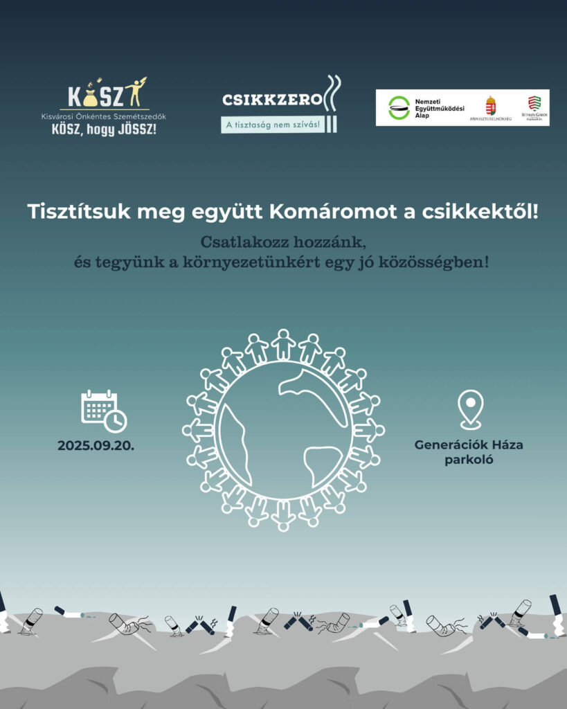 Csikkzero Csikkszedő Akció Komáromban!